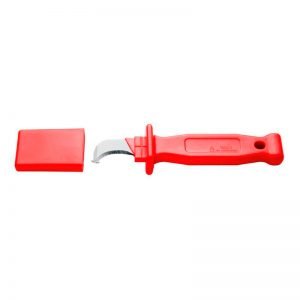 Cuchillo pelacables curvo